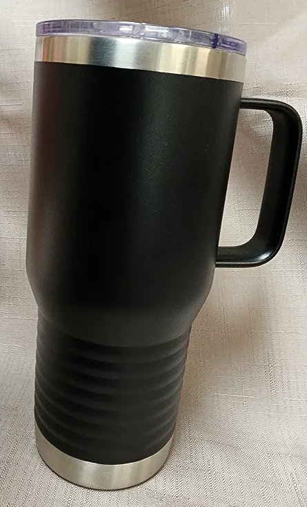 20 oz Travel Mug W/Handle