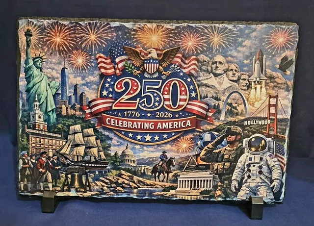 7.5 X 11.5 Stone Plaque
