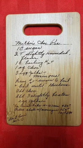 Personalized Cutting Boards — example 1