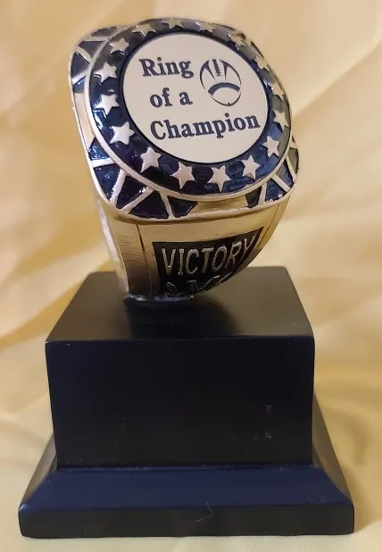 Personalized engraving is included in all pricing. — Fantasy Football Trophies
