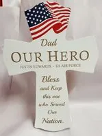 Wood Cross — Hero recognition figures