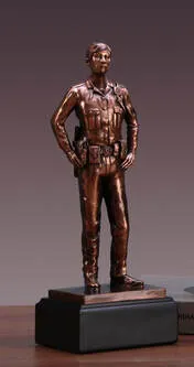 Female Police — Hero recognition figures