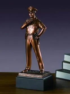 Male Police — Hero recognition figures
