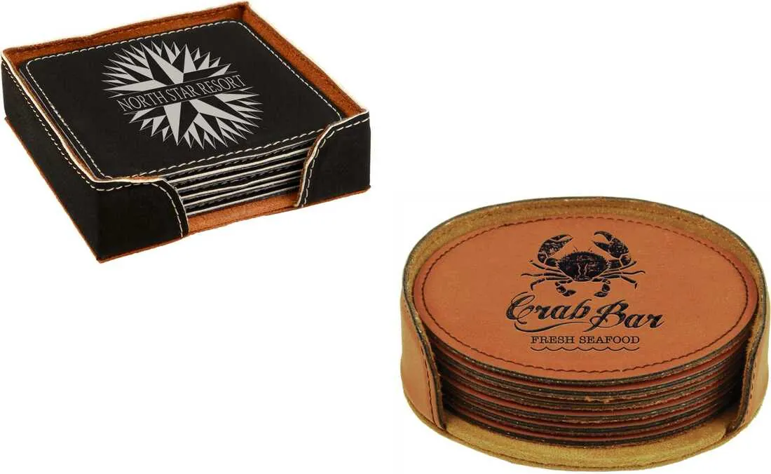 Coaster Sets (6) — Leatherette Gifts