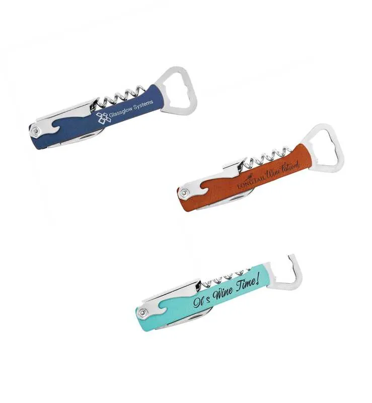 Wine Bottle Openers — Leatherette Gifts