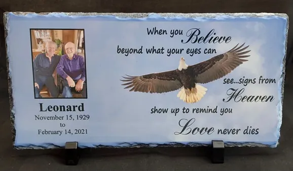 5 3/8" X 11 1/4" Photo Slate