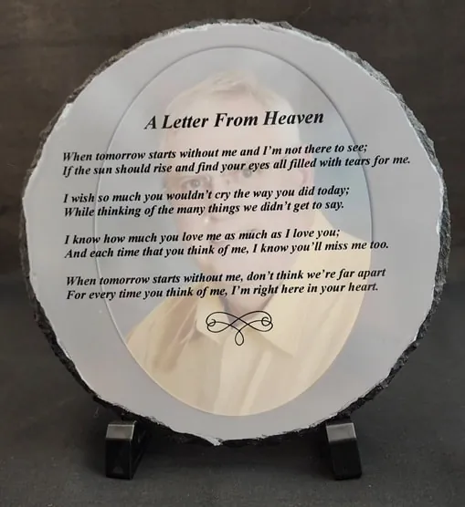 8" Round Gloss SubliStone