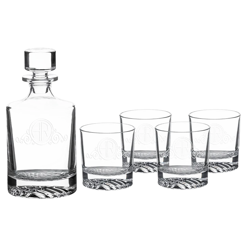 850 ML Round Decanter Set — Polar Camel Glassware