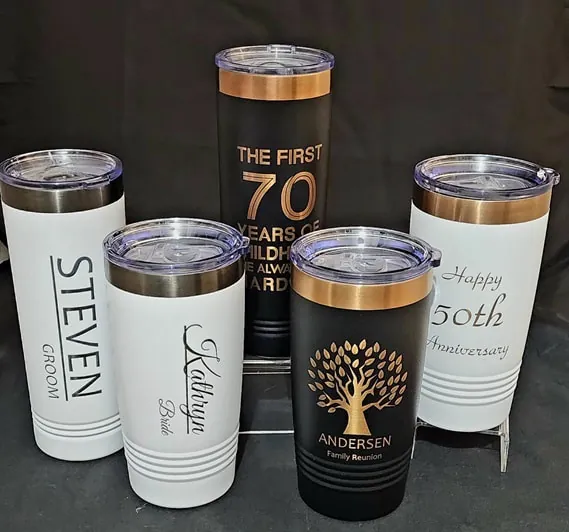 Engraved Tumblers — example 3