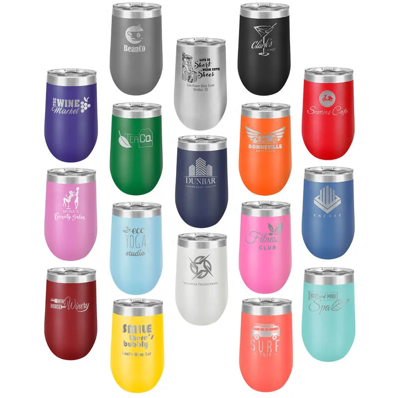 16 oz. Stemless — Engraved Tumblers