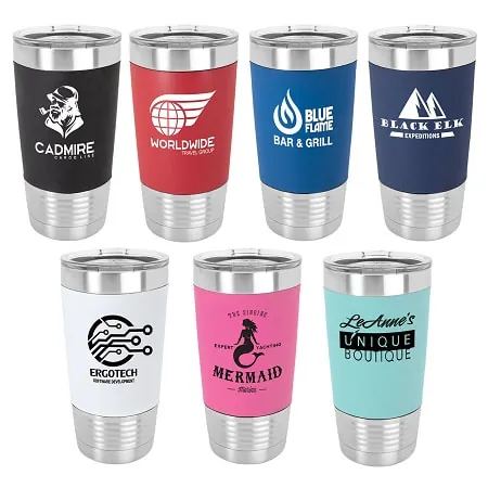 20 oz. Silicone Grip — Engraved Tumblers