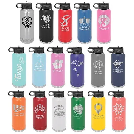 40 oz. Water Bottle — Engraved Tumblers