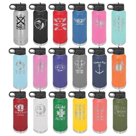 32 oz. Water Bottle — Engraved Tumblers