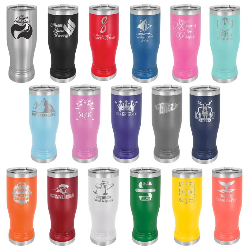 14 oz. Pilsner — Engraved Tumblers