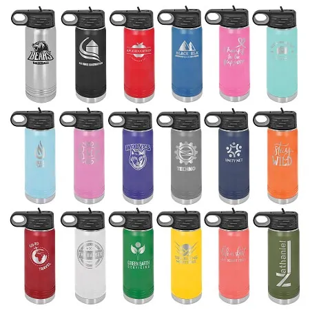 20 oz. Water Bottle — Engraved Tumblers