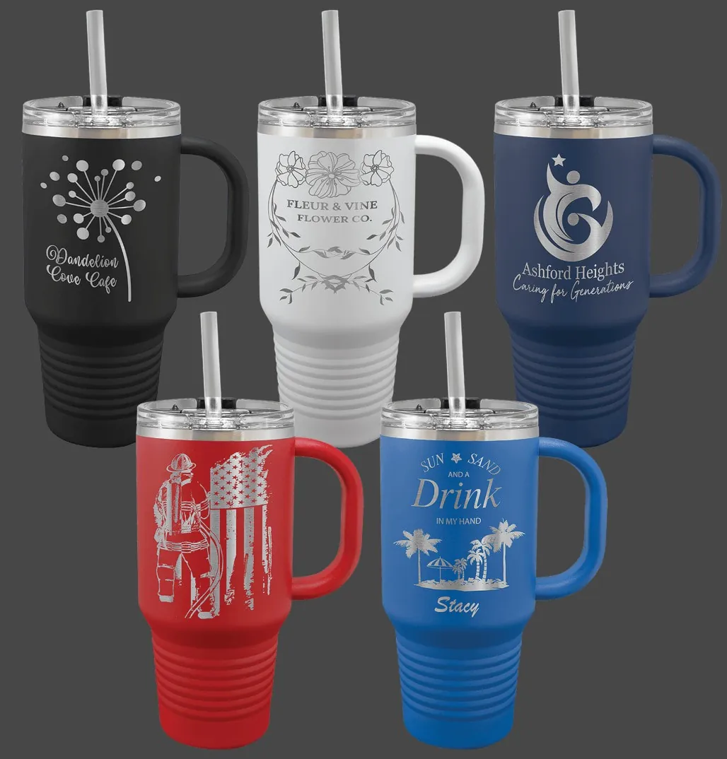 32 oz. Travel Tumbler — Engraved Tumblers